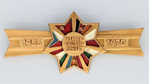 Abzeichen 15 Jahre Waffenbrüderschaft, DDR, 1970