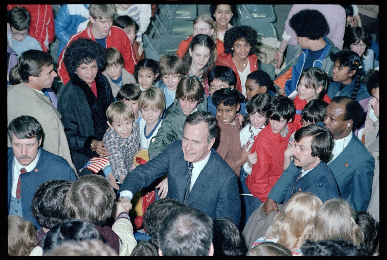 Fotografie: Besuch von Vizepräsident George H. W. Bush in West-Berlin