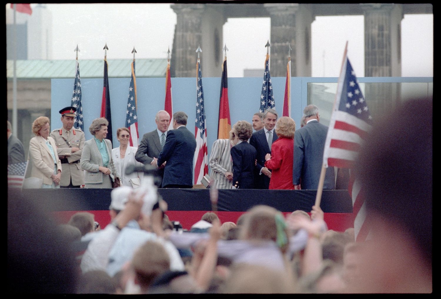 Fotografie: Besuch von US-Präsident Ronald Reagan in West-Berlin