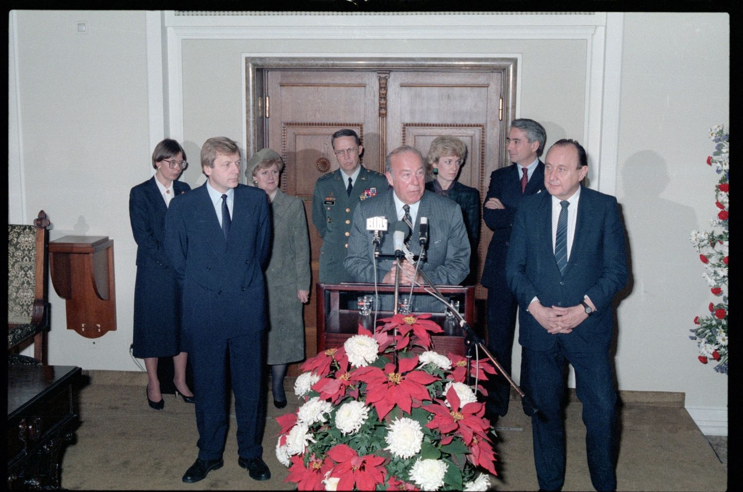Fotografie: Besuch von US-Außenminister George P. Shultz in West-Berlin