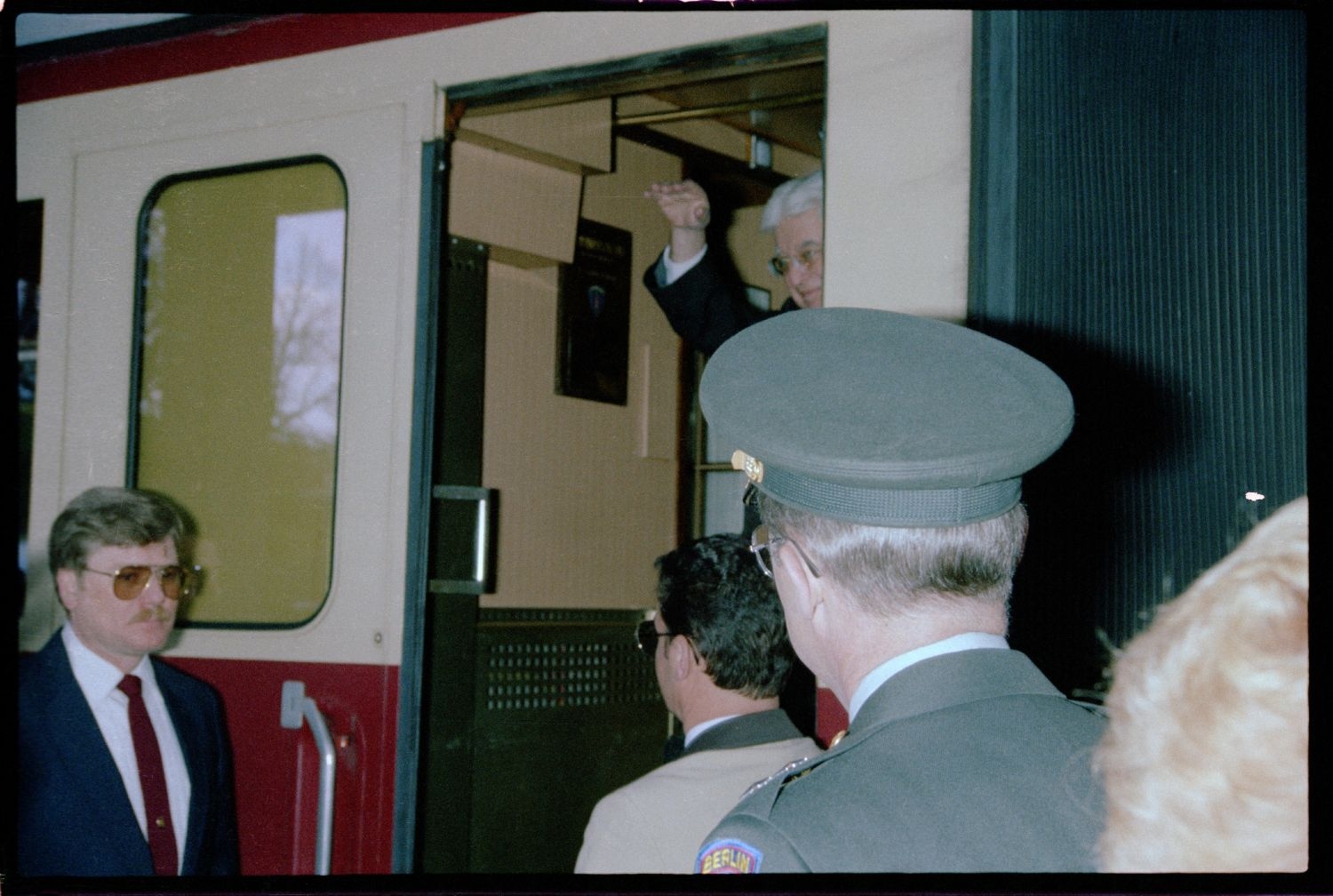 Fotografie: Abschiedsbesuch von US-Botschafter Arthur F. Burns in West-Berlin