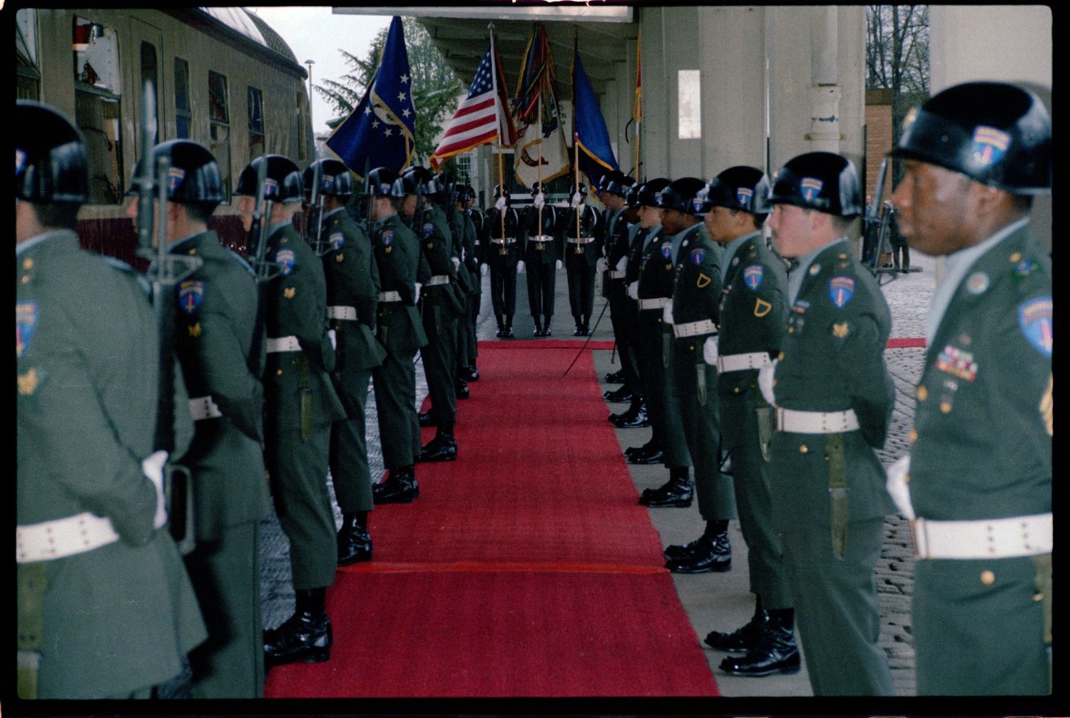 Fotografie: Abschiedsbesuch von US-Botschafter Arthur F. Burns in West-Berlin