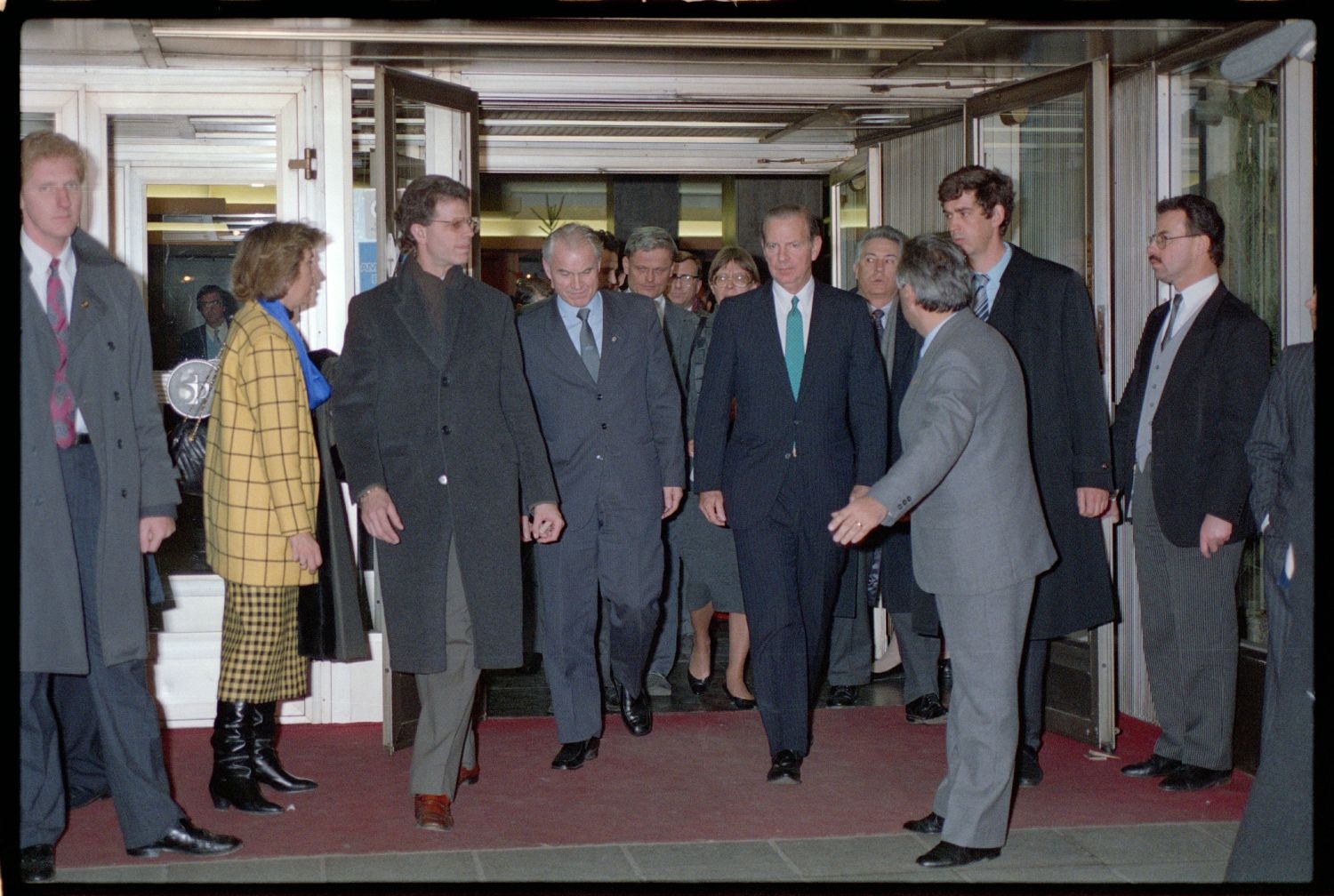 Fotografie: Besuch von US-Außenminister James Baker in West-Berlin