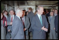 Fotografie: Besuch von US-Außenminister James Baker in West-Berlin