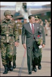 Fotografie: Besuch von US-Präsident Ronald Reagan in West-Berlin