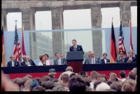 Fotografie: Besuch von US-Präsident Ronald Reagan in West-Berlin