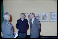 Fotografie: Besuch von Eberhard Diepgen, Regierender Bürgermeister von Berlin, beim 6941st Guard Battalion in Berlin-Lichterfelde