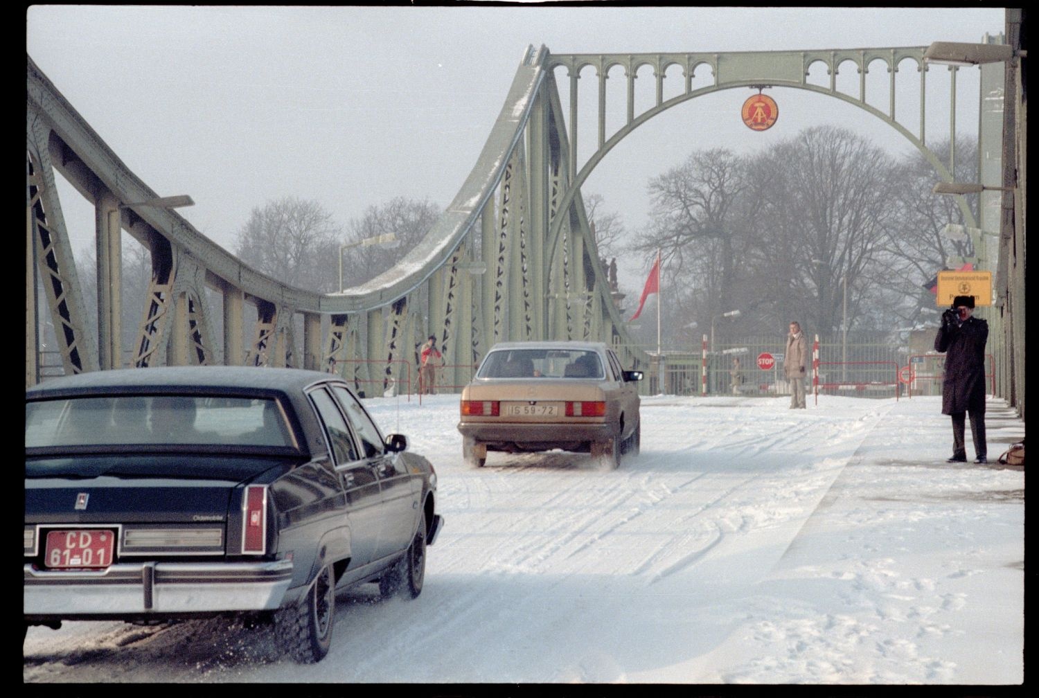 Fotografie: Agentenaustausch auf der Glienicker Brücke