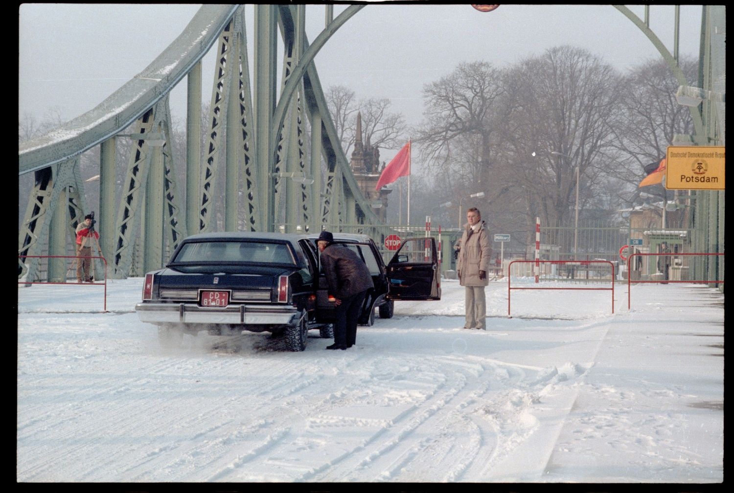 Fotografie: Agentenaustausch auf der Glienicker Brücke