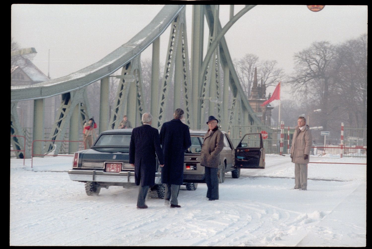 Fotografie: Agentenaustausch auf der Glienicker Brücke