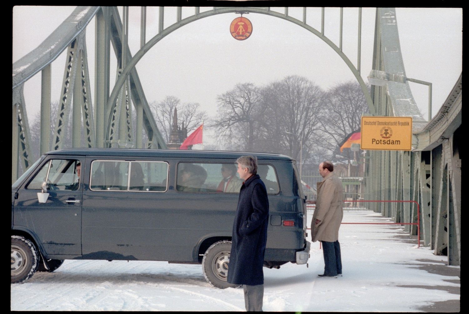 Fotografie: Agentenaustausch auf der Glienicker Brücke