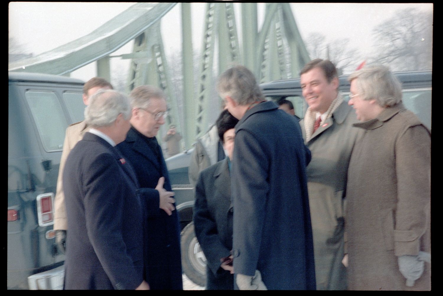 Fotografie: Agentenaustausch auf der Glienicker Brücke