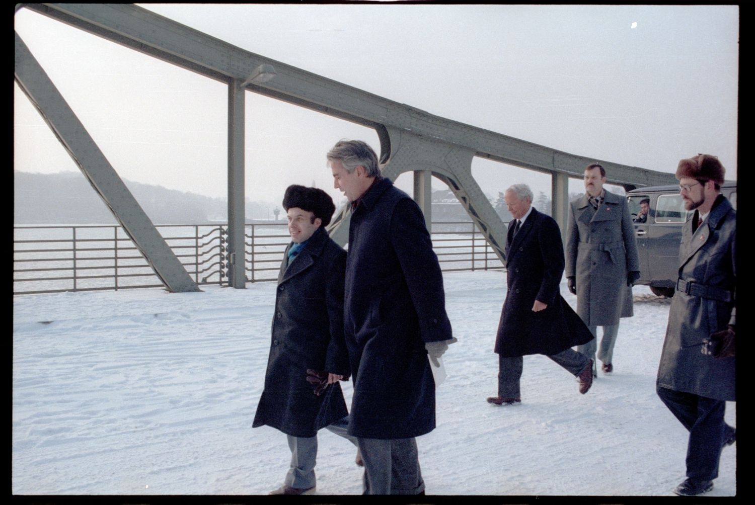 Fotografie: Agentenaustausch auf der Glienicker Brücke