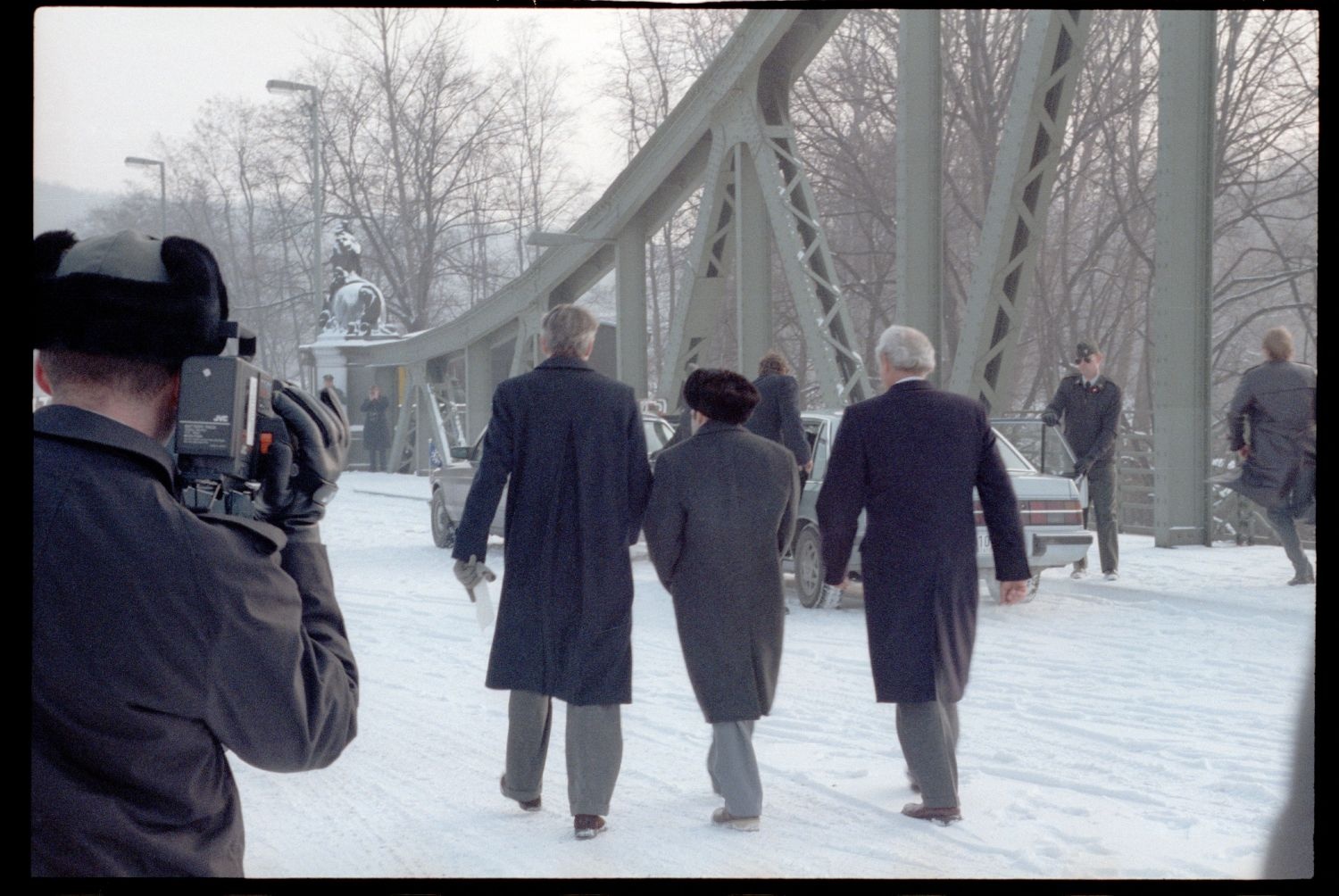 Fotografie: Agentenaustausch auf der Glienicker Brücke