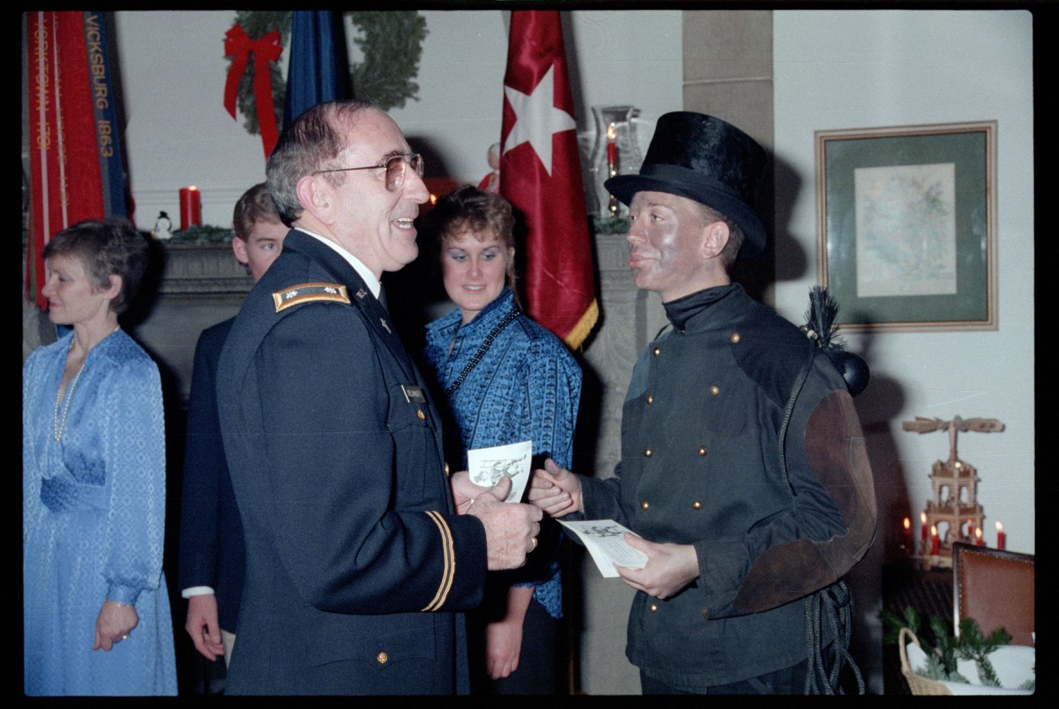 Fotografie: Neujahrsempfang bei Brigadier General Jack D. Woodall, Commander Berlin Brigade