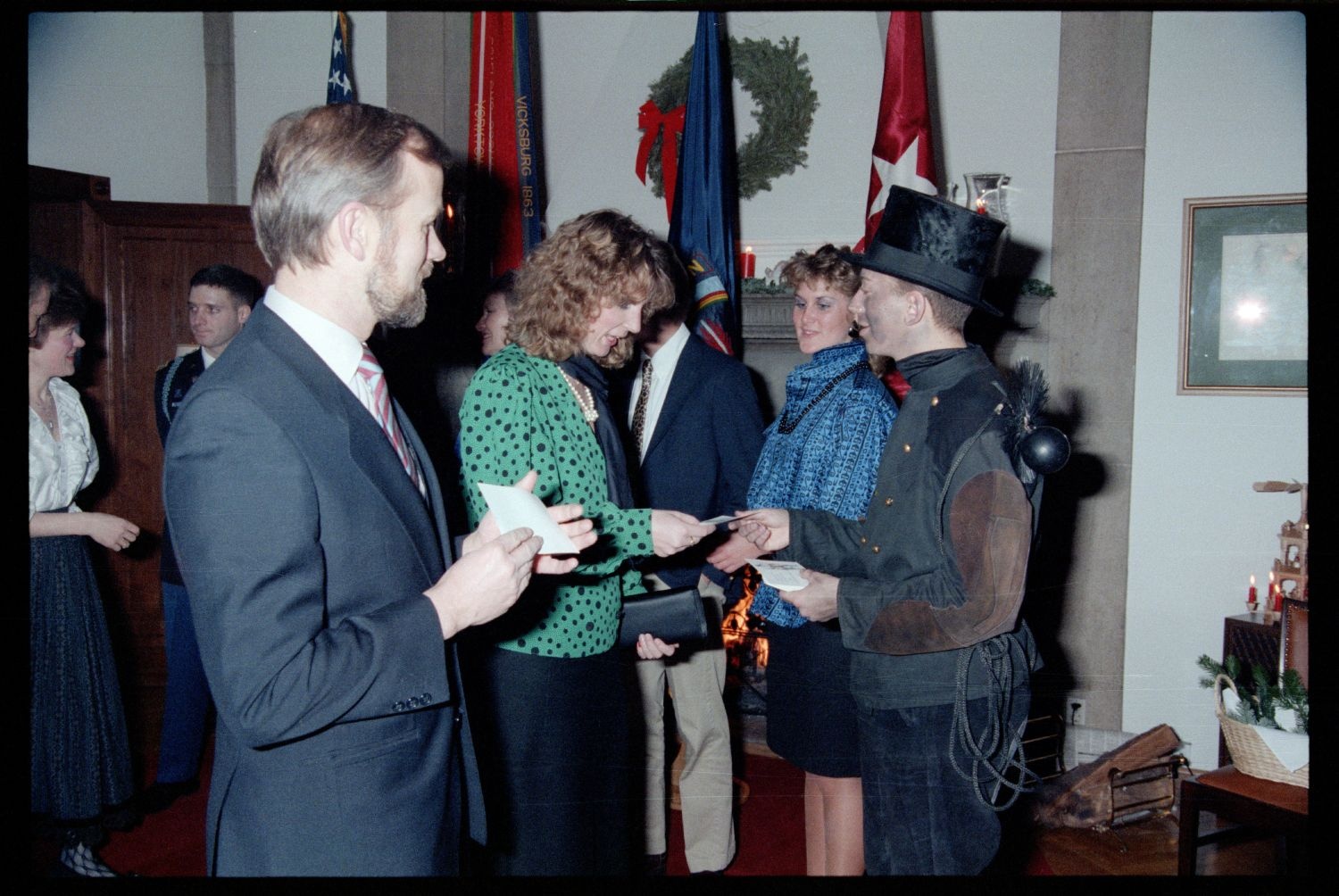 Fotografie: Neujahrsempfang bei Brigadier General Jack D. Woodall, Commander Berlin Brigade