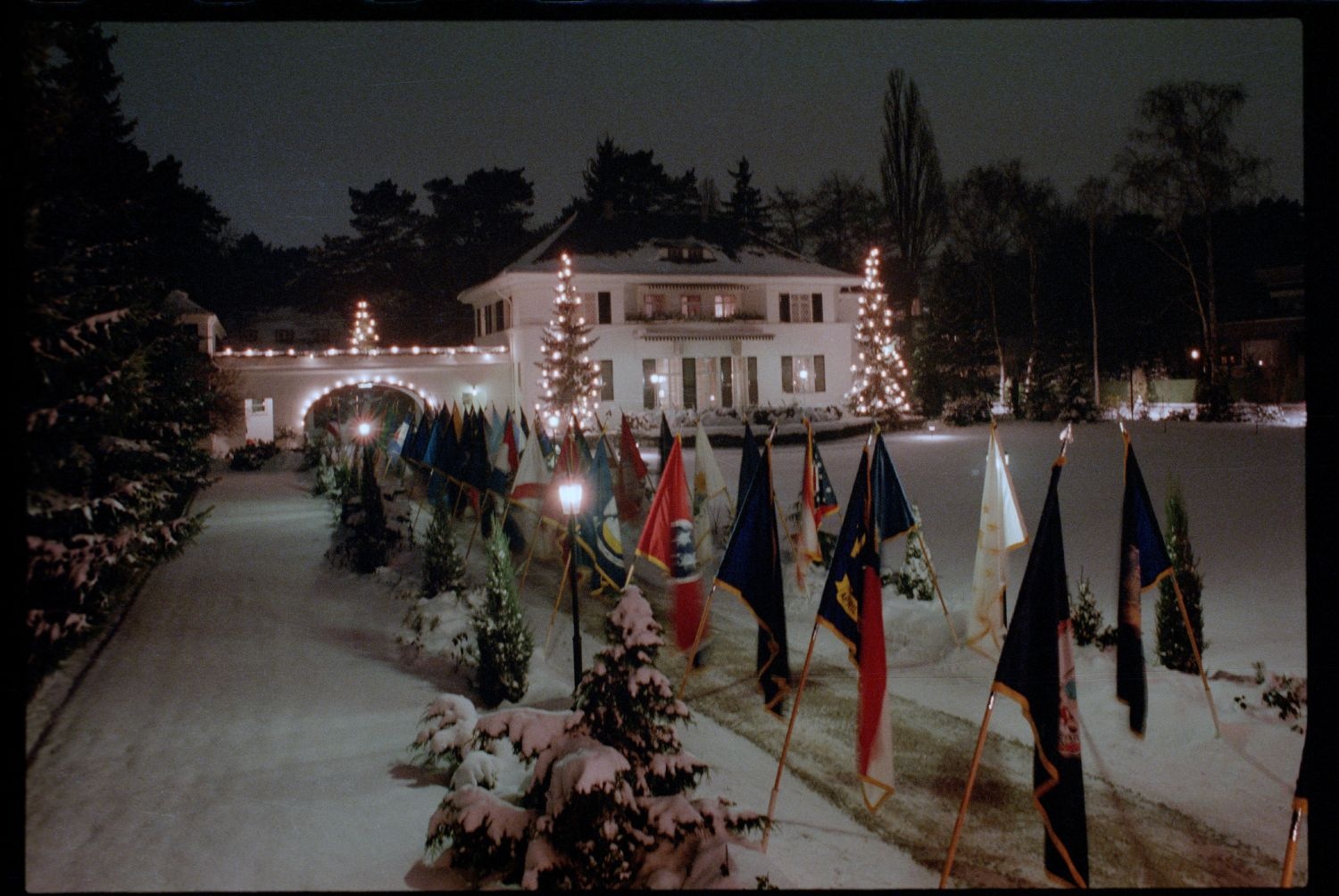 Fotografie: Neujahrsempfang bei Brigadier General Jack D. Woodall, Commander Berlin Brigade