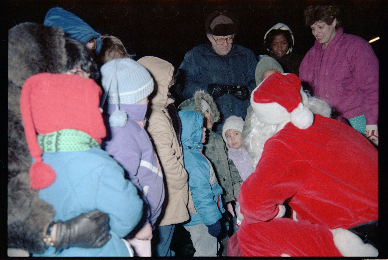 Fotografie: Weihnachtliche Veranstaltung auf der Truman Plaza in Berlin-Dahlem