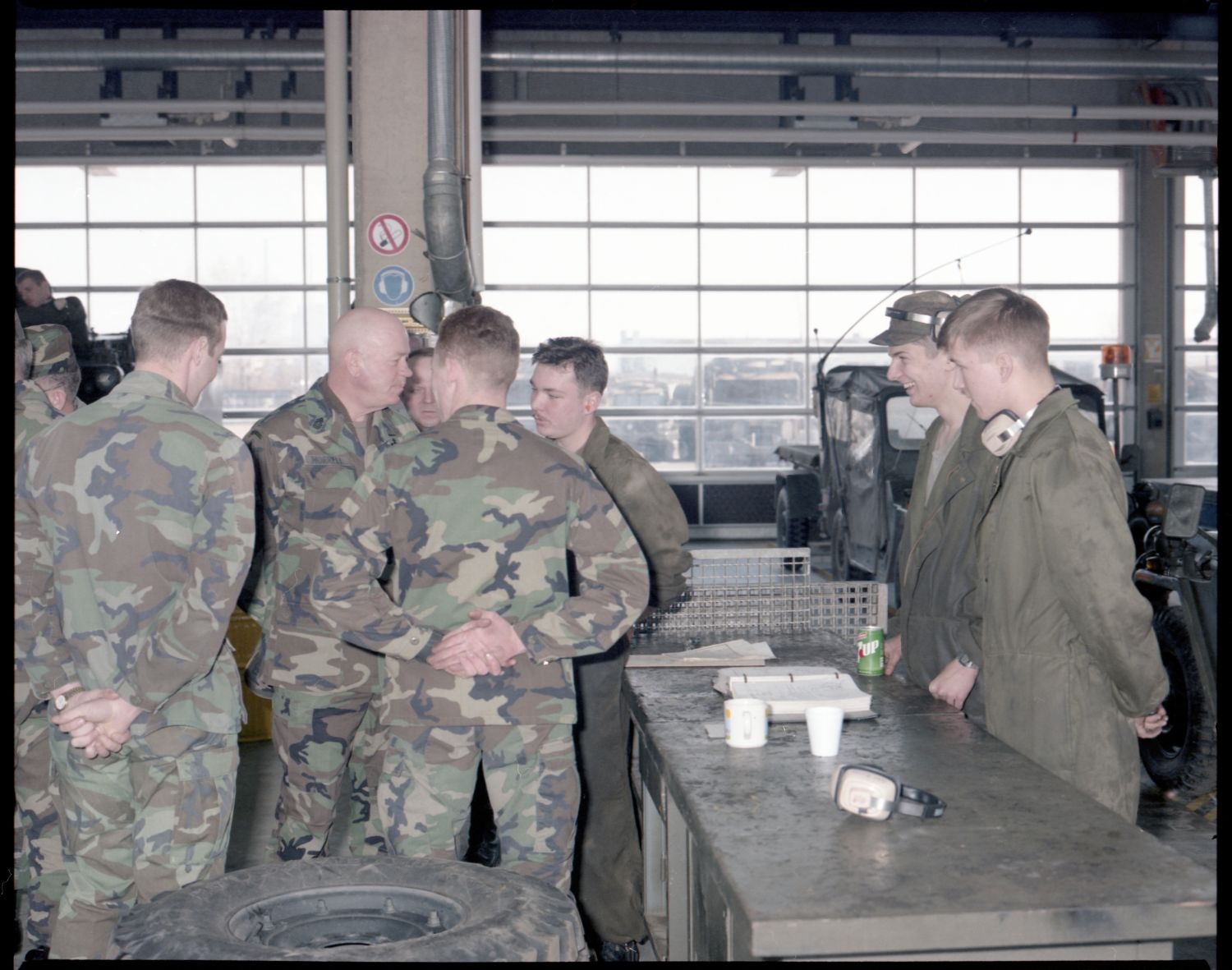 Fotografie: Besuch von Sergeant Major of the Army Glen E. Morrell in West-Berlin
