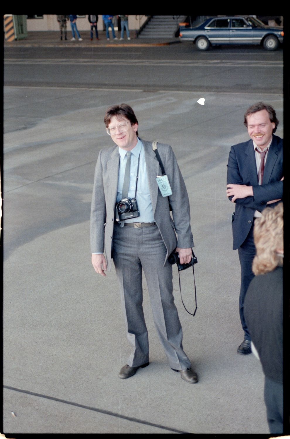 Fotografie: Offizieller Akt zur Überführung der sterblichen Überreste von Staff Sergeant James E. Goins auf dem Flughafen Berlin-Tempelhof