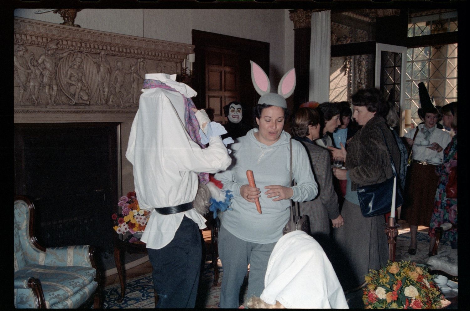 Fotografie: Halloween-Party in der Residenz des US-Stadtkommandanten in Berlin-Dahlem