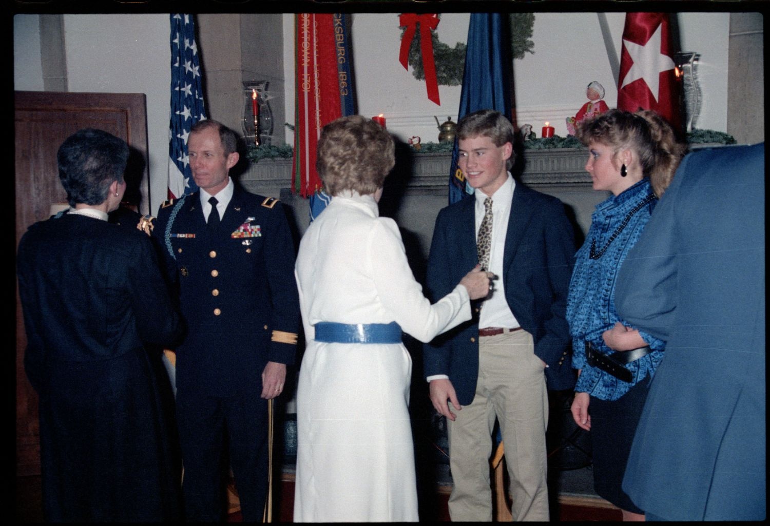 Fotografie: Neujahrsempfang bei Brigadier General Jack D. Woodall, Commander Berlin Brigade