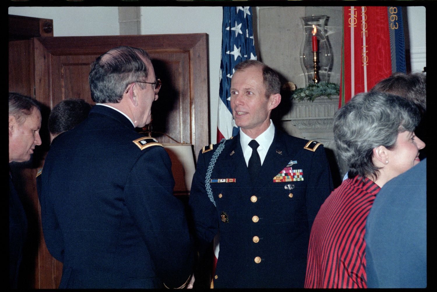 Fotografie: Neujahrsempfang bei Brigadier General Jack D. Woodall, Commander Berlin Brigade