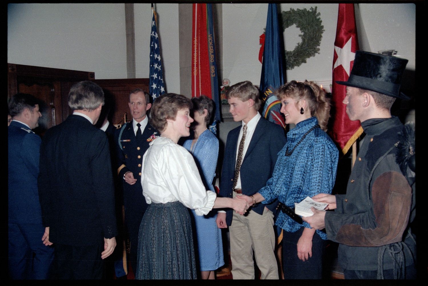 Fotografie: Neujahrsempfang bei Brigadier General Jack D. Woodall, Commander Berlin Brigade