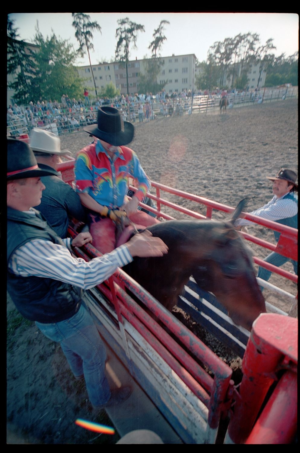 Fotografie: Rodeo auf dem Festplatz Deutsch-Amerikanisches Volksfest in Berlin-Zehlendorf