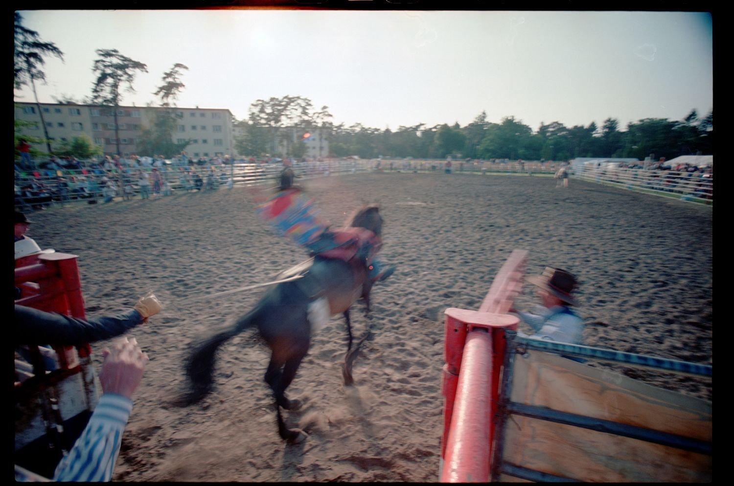 Fotografie: Rodeo auf dem Festplatz Deutsch-Amerikanisches Volksfest in Berlin-Zehlendorf