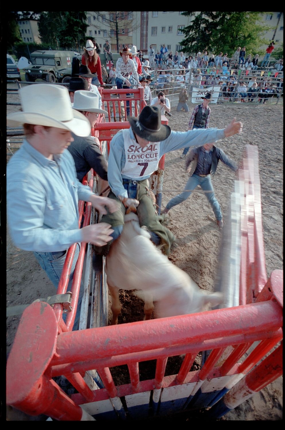 Fotografie: Rodeo auf dem Festplatz Deutsch-Amerikanisches Volksfest in Berlin-Zehlendorf