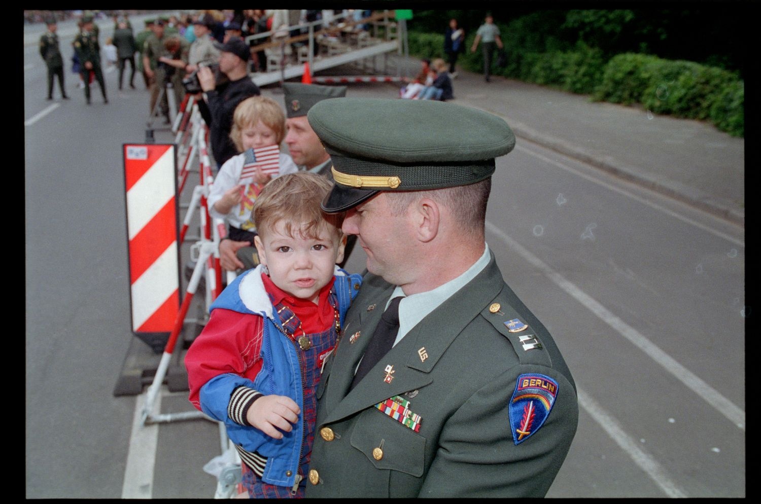 Fotografie: Allied Parade in Berlin-Tiergarten