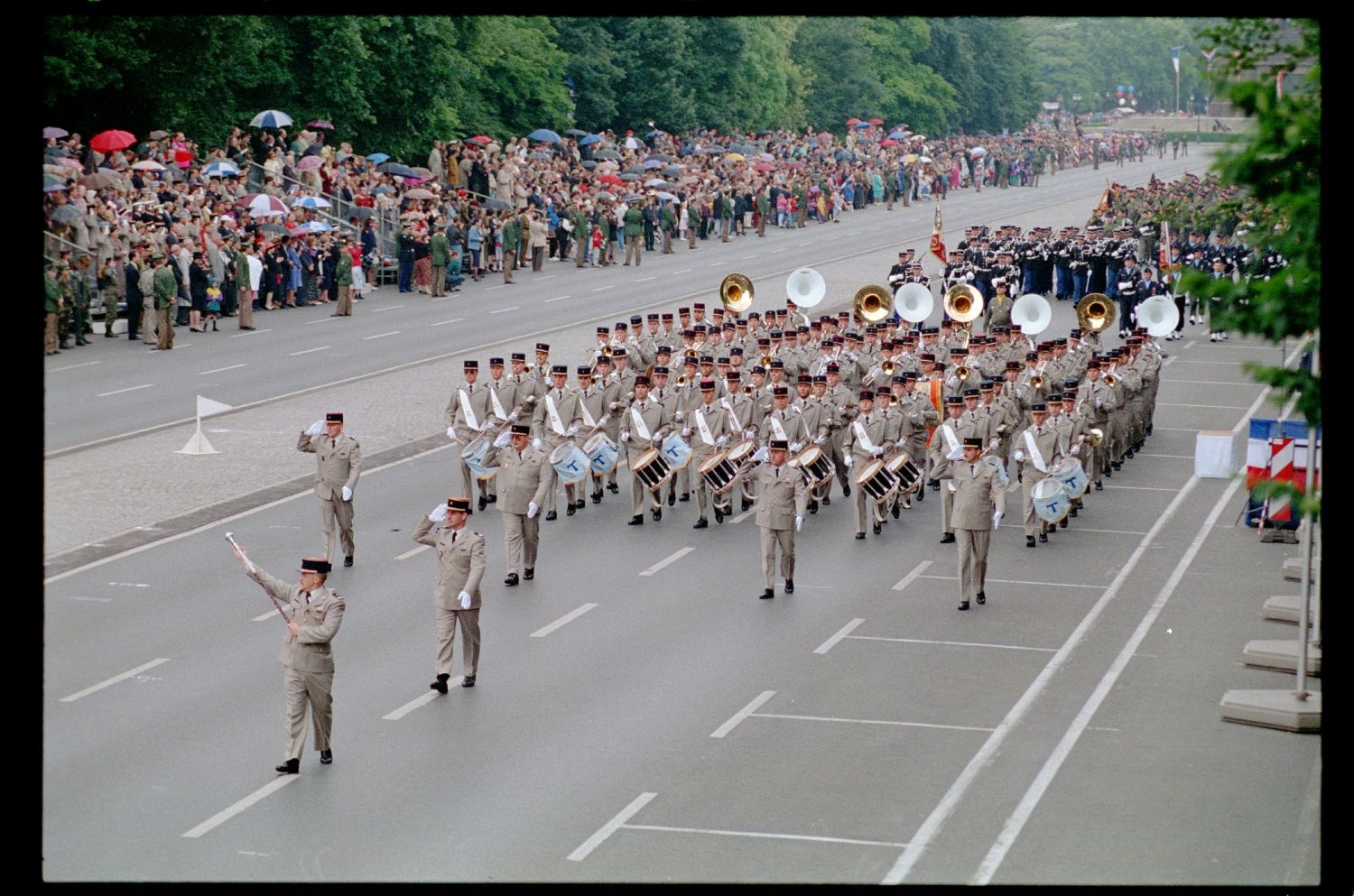 Fotografie: Allied Parade in Berlin-Tiergarten