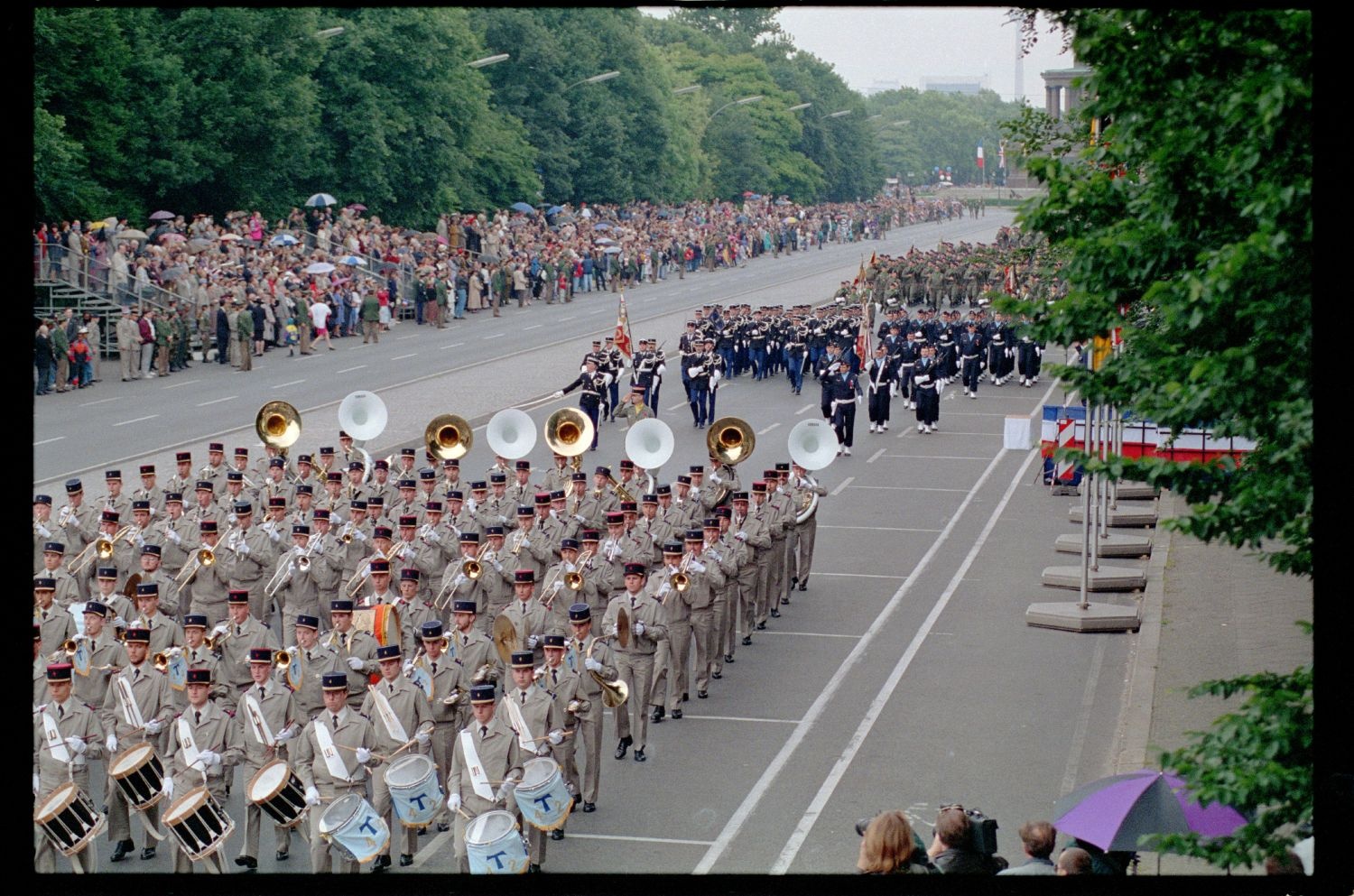 Fotografie: Allied Parade in Berlin-Tiergarten