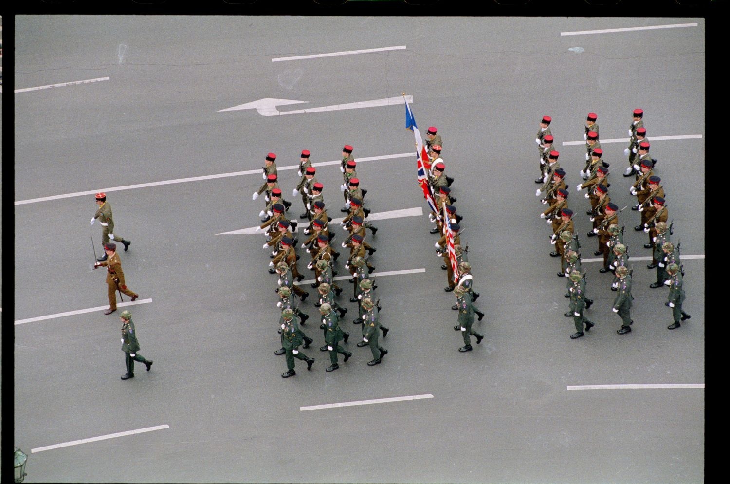 Fotografie: Allied Parade in Berlin-Tiergarten