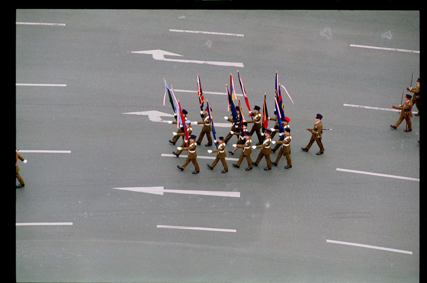 Fotografie: Allied Parade in Berlin-Tiergarten