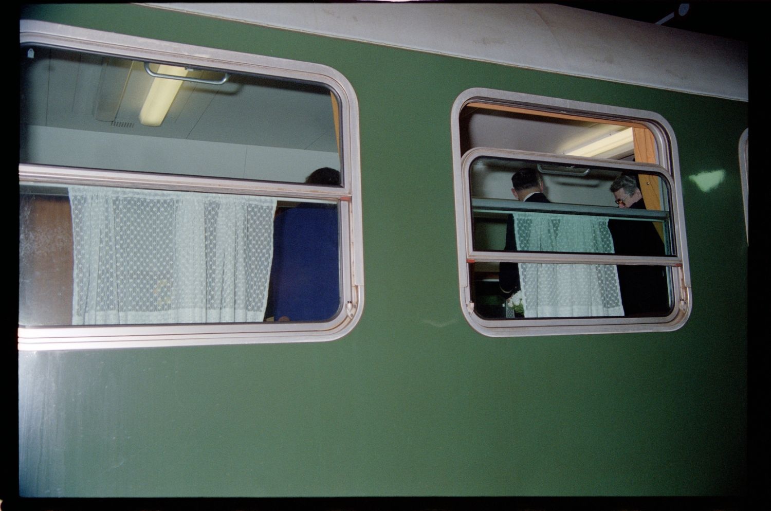 Fotografie: Abfahrt des letzten Duty Train des Railway Transportation Office aus Berlin
