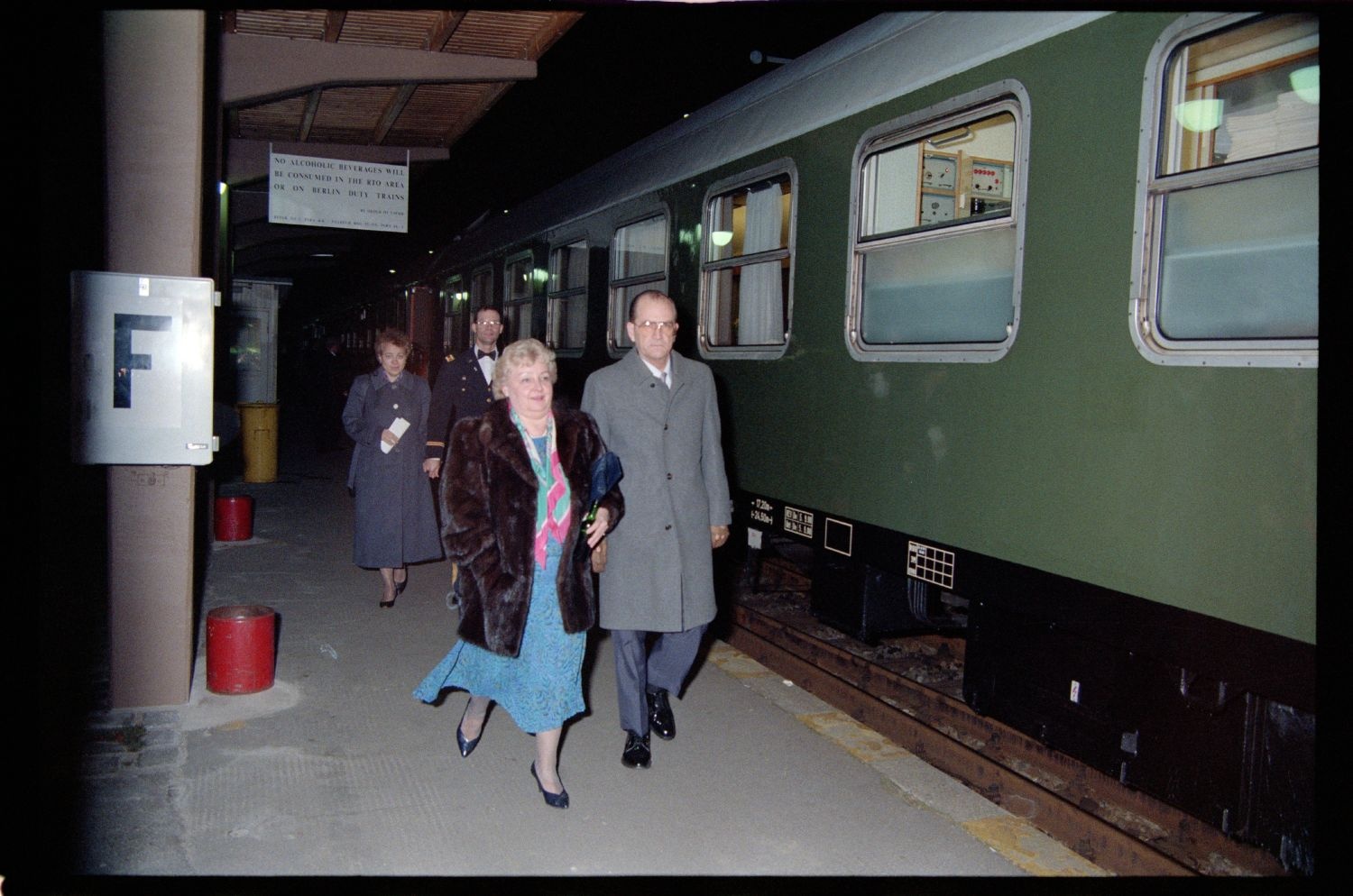 Fotografie: Abfahrt des letzten Duty Train des Railway Transportation Office aus Berlin