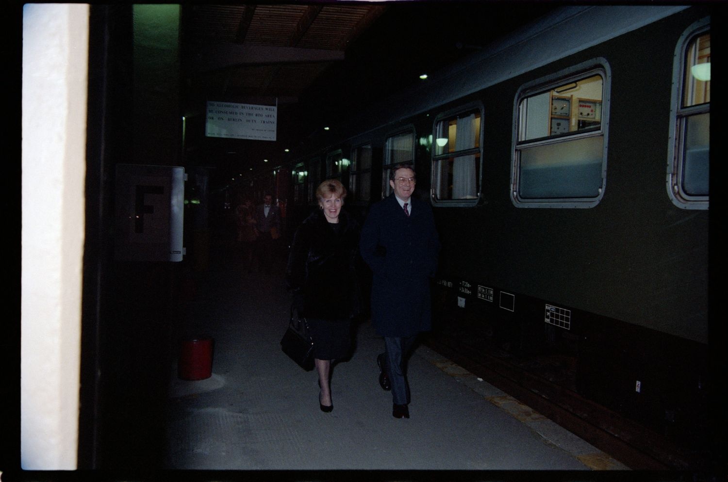 Fotografie: Abfahrt des letzten Duty Train des Railway Transportation Office aus Berlin