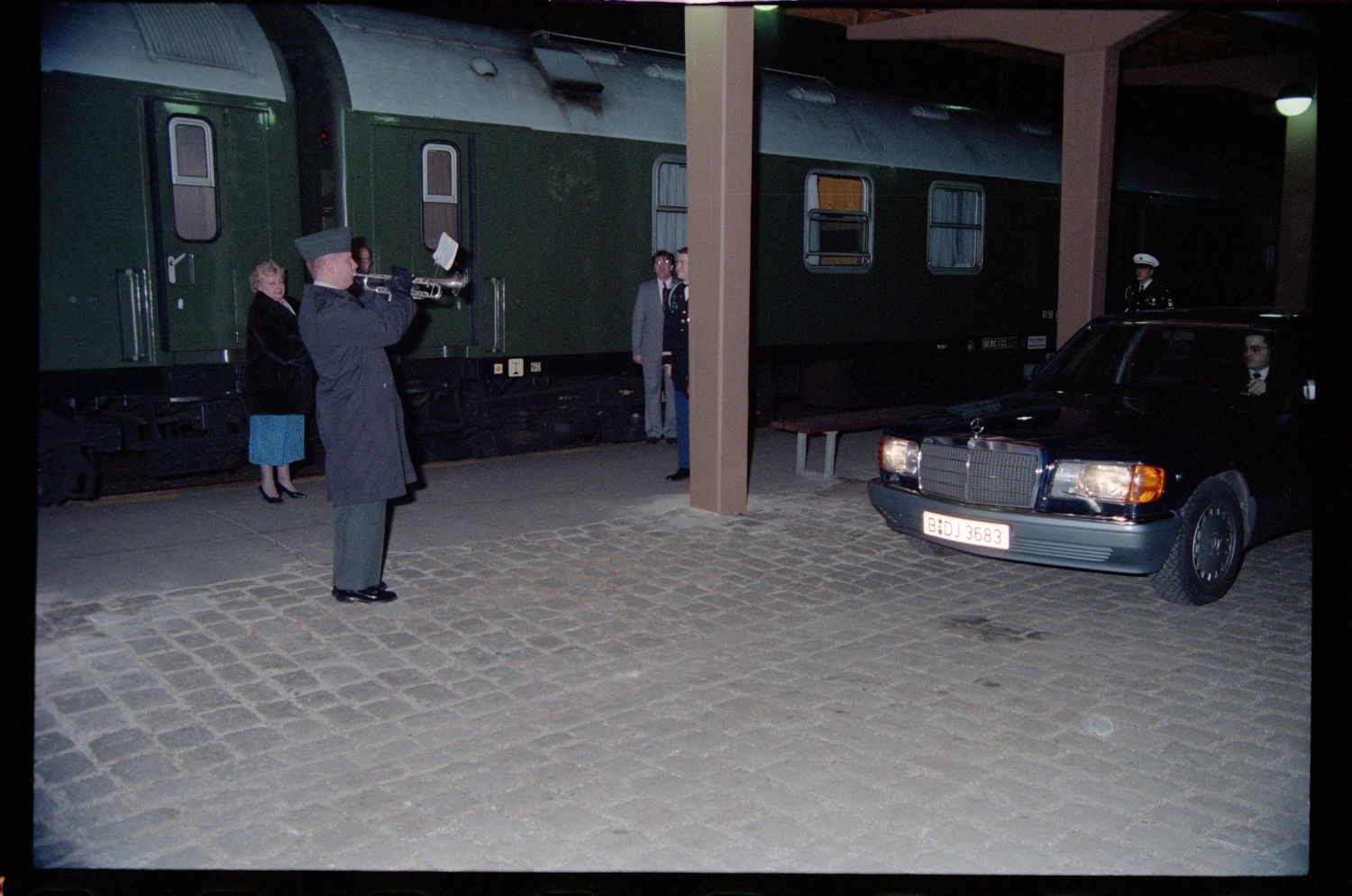 Fotografie: Abfahrt des letzten Duty Train des Railway Transportation Office aus Berlin