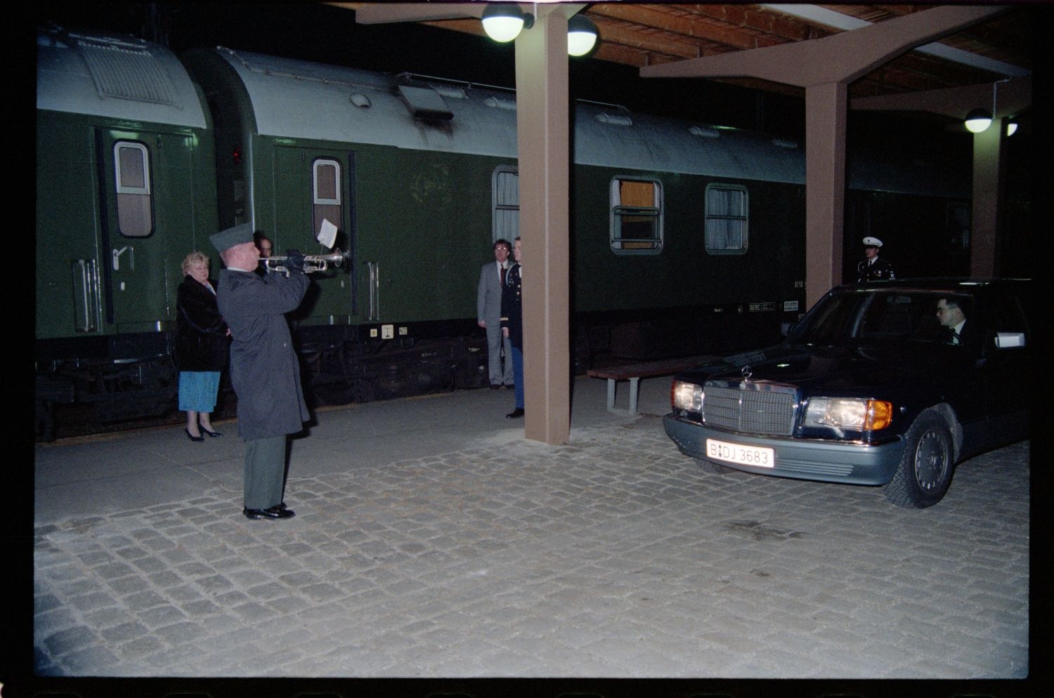 Fotografie: Abfahrt des letzten Duty Train des Railway Transportation Office aus Berlin