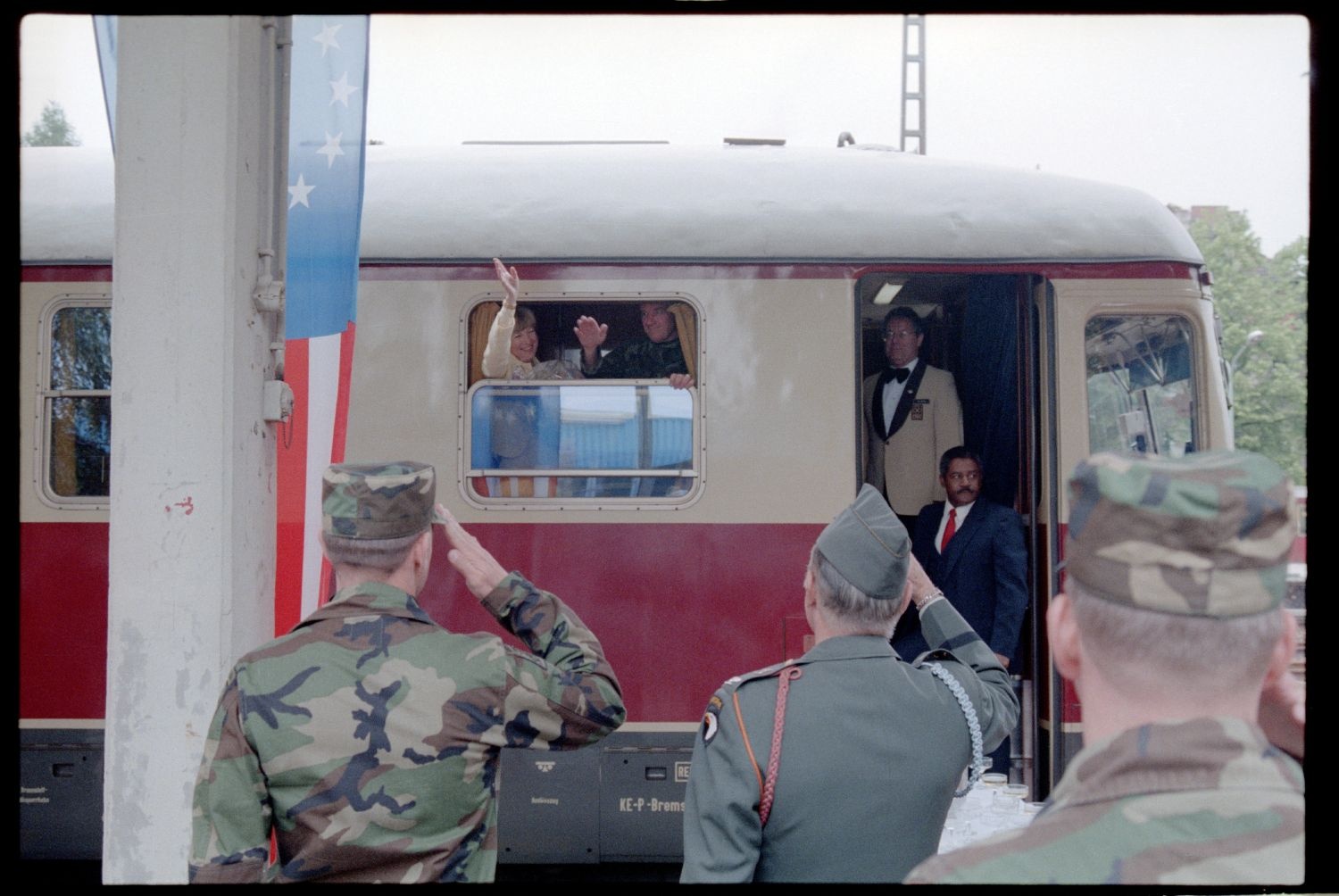 Fotografie: Verabschiedung von Major General Thomas N. Griffin Jr. aus West-Berlin