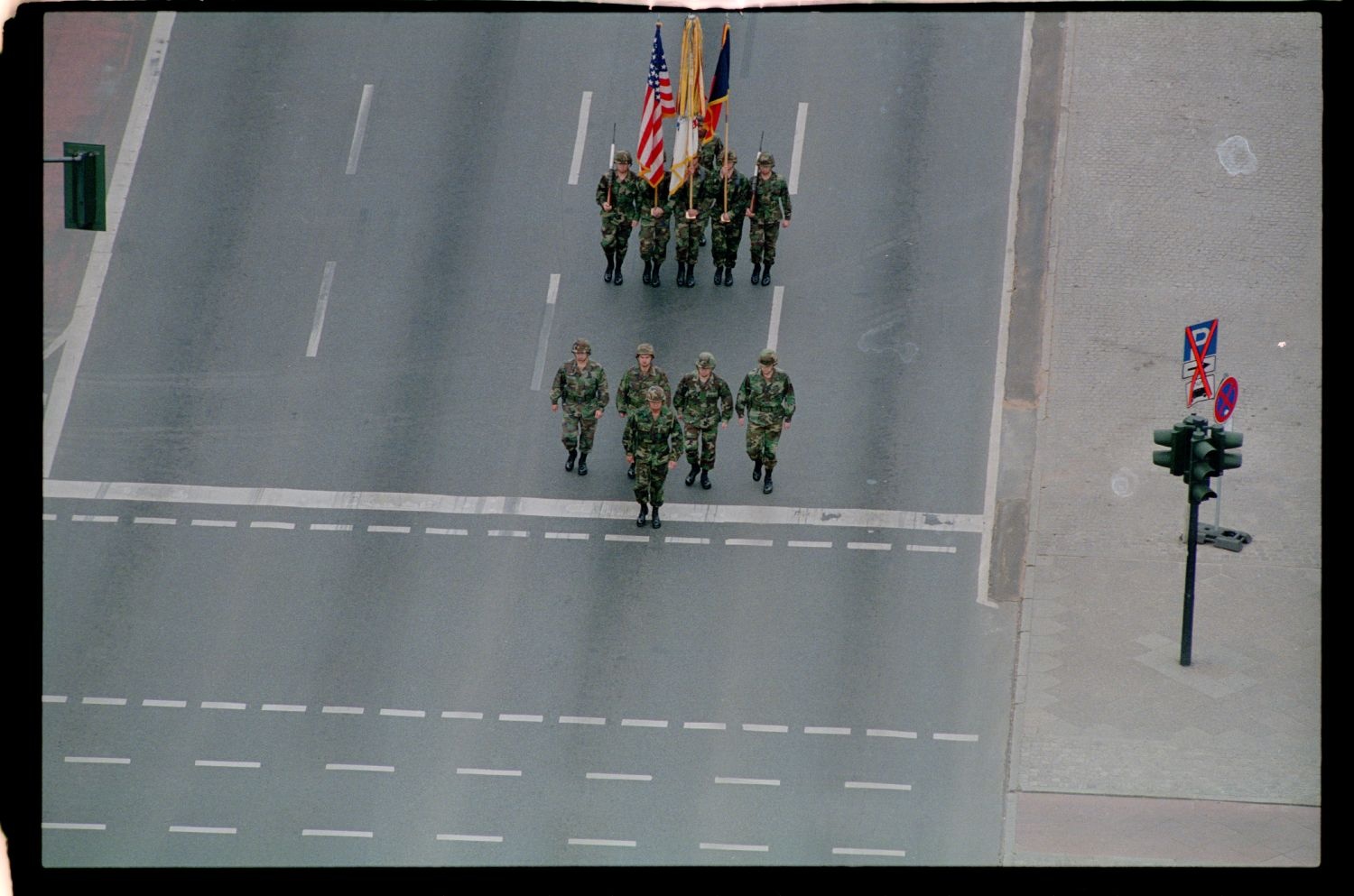 Fotografie: Allied Parade in Berlin-Tiergarten