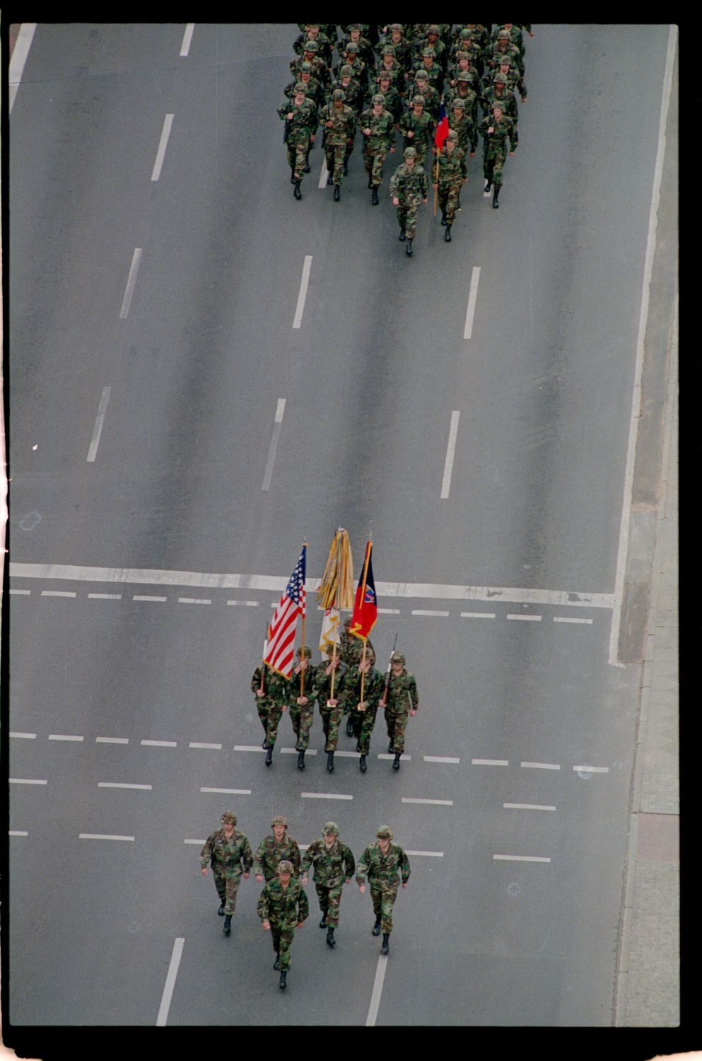 Fotografie: Allied Parade in Berlin-Tiergarten