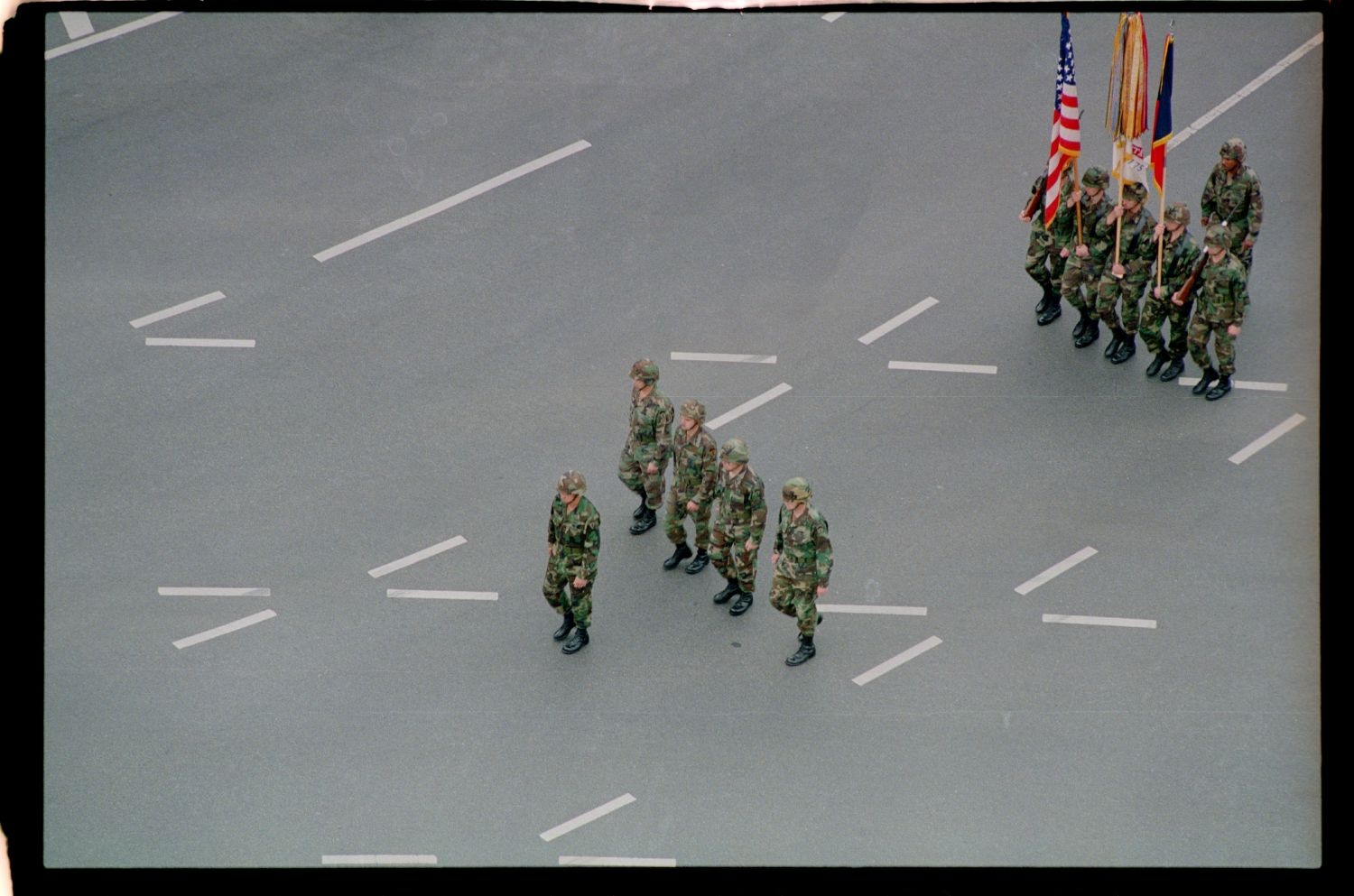 Fotografie: Allied Parade in Berlin-Tiergarten