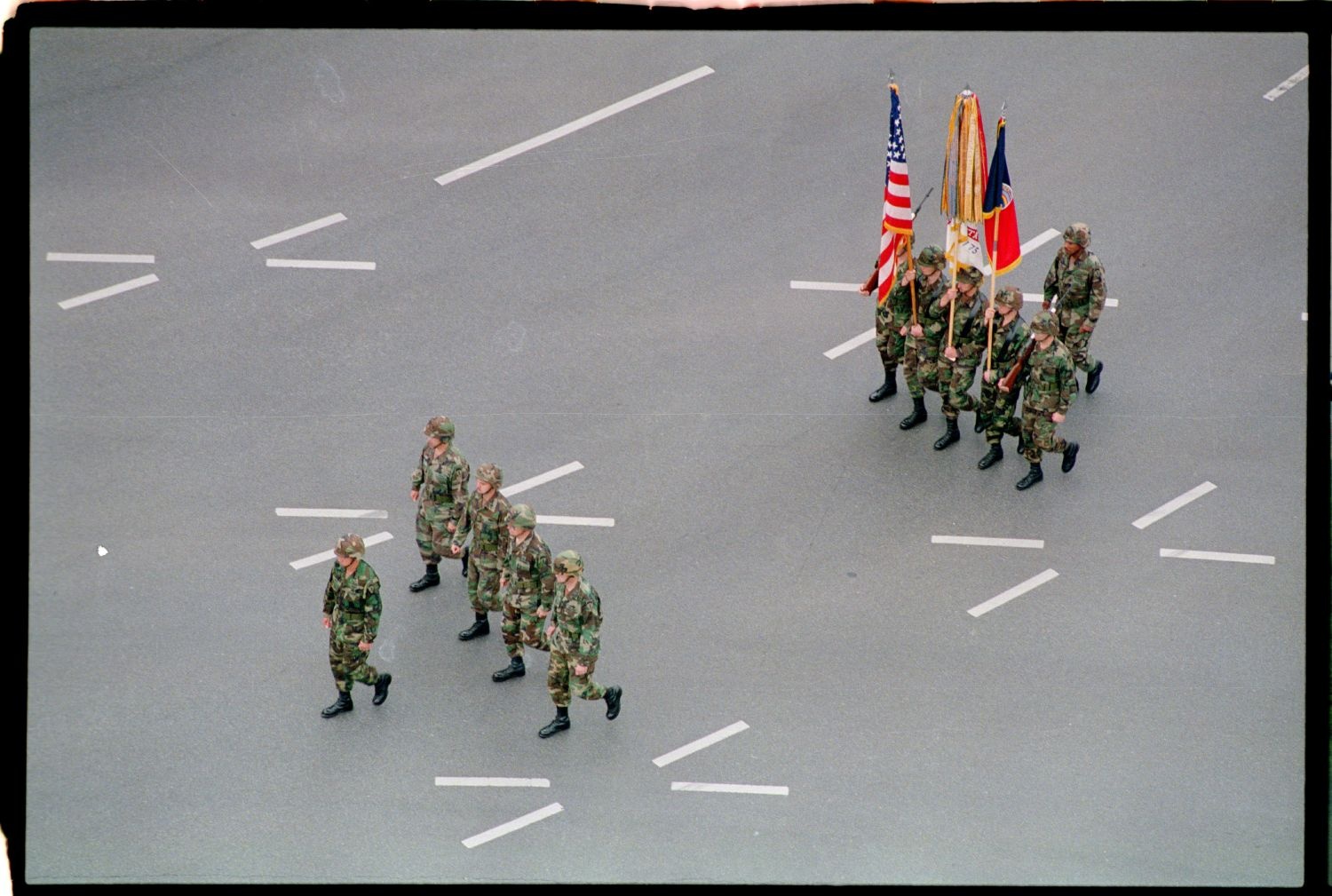 Fotografie: Allied Parade in Berlin-Tiergarten