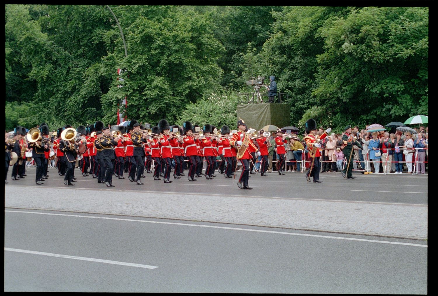 Fotografie: Allied Parade in Berlin-Tiergarten