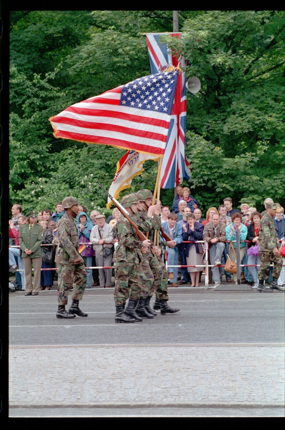 Fotografie: Allied Parade in Berlin-Tiergarten