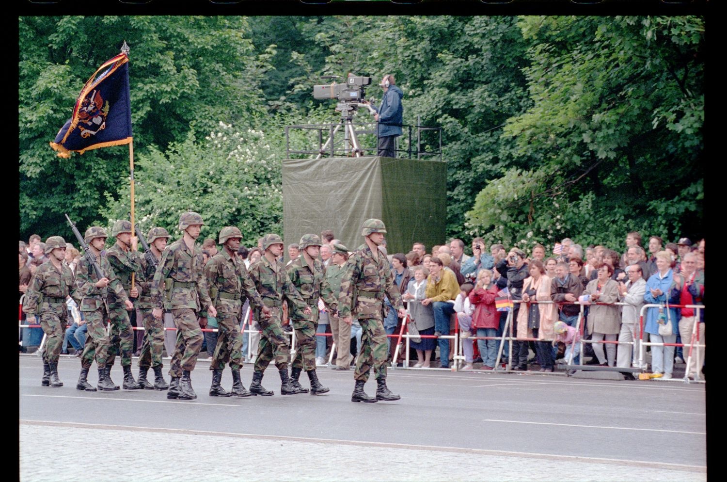 Fotografie: Allied Parade in Berlin-Tiergarten