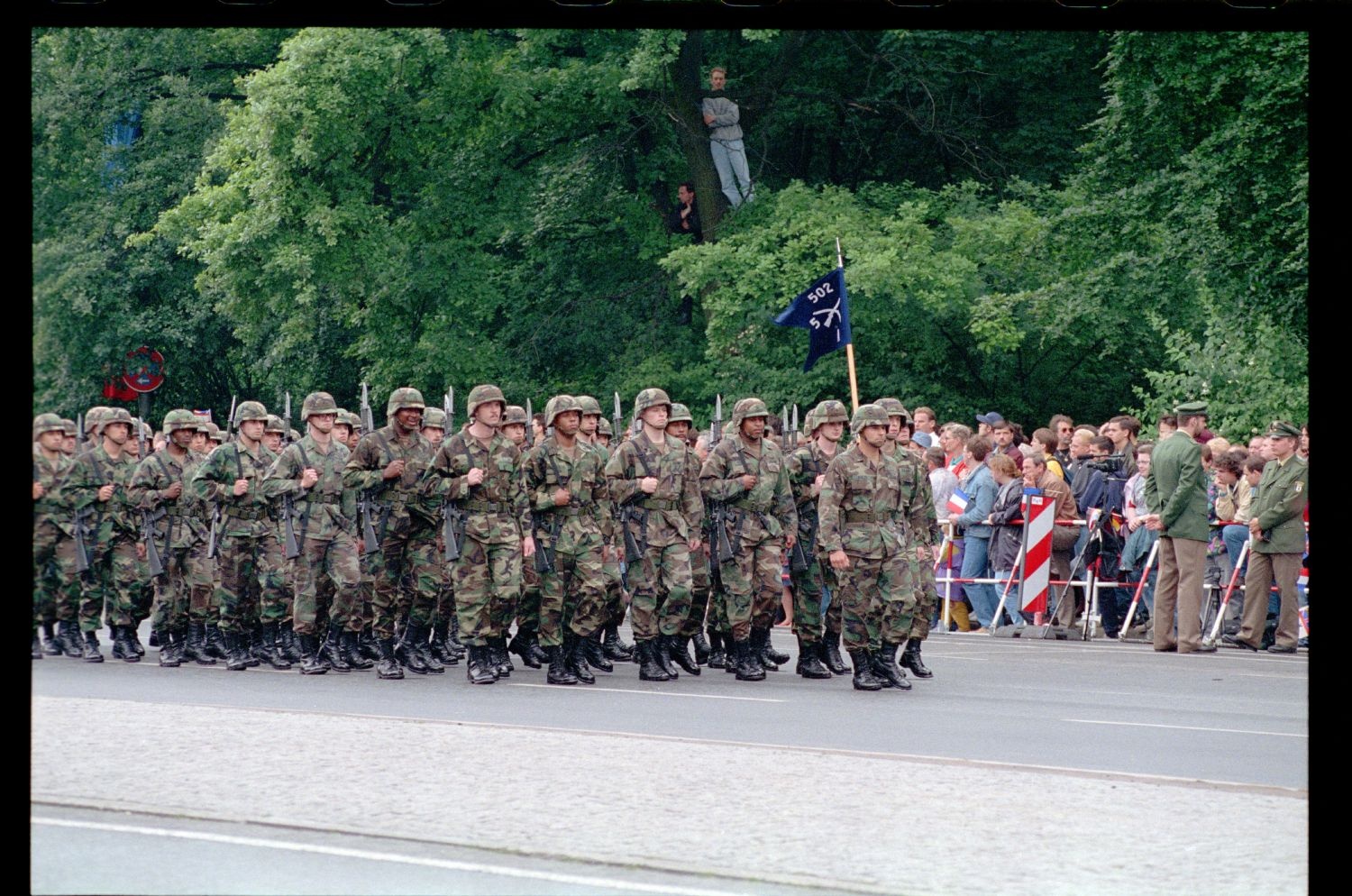 Fotografie: Allied Parade in Berlin-Tiergarten